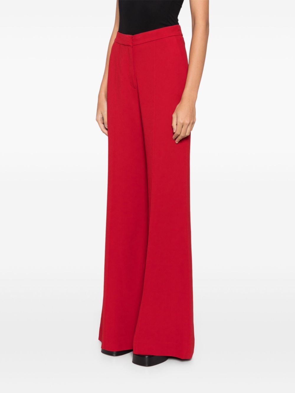 exposed-seam detailing trousers - 3