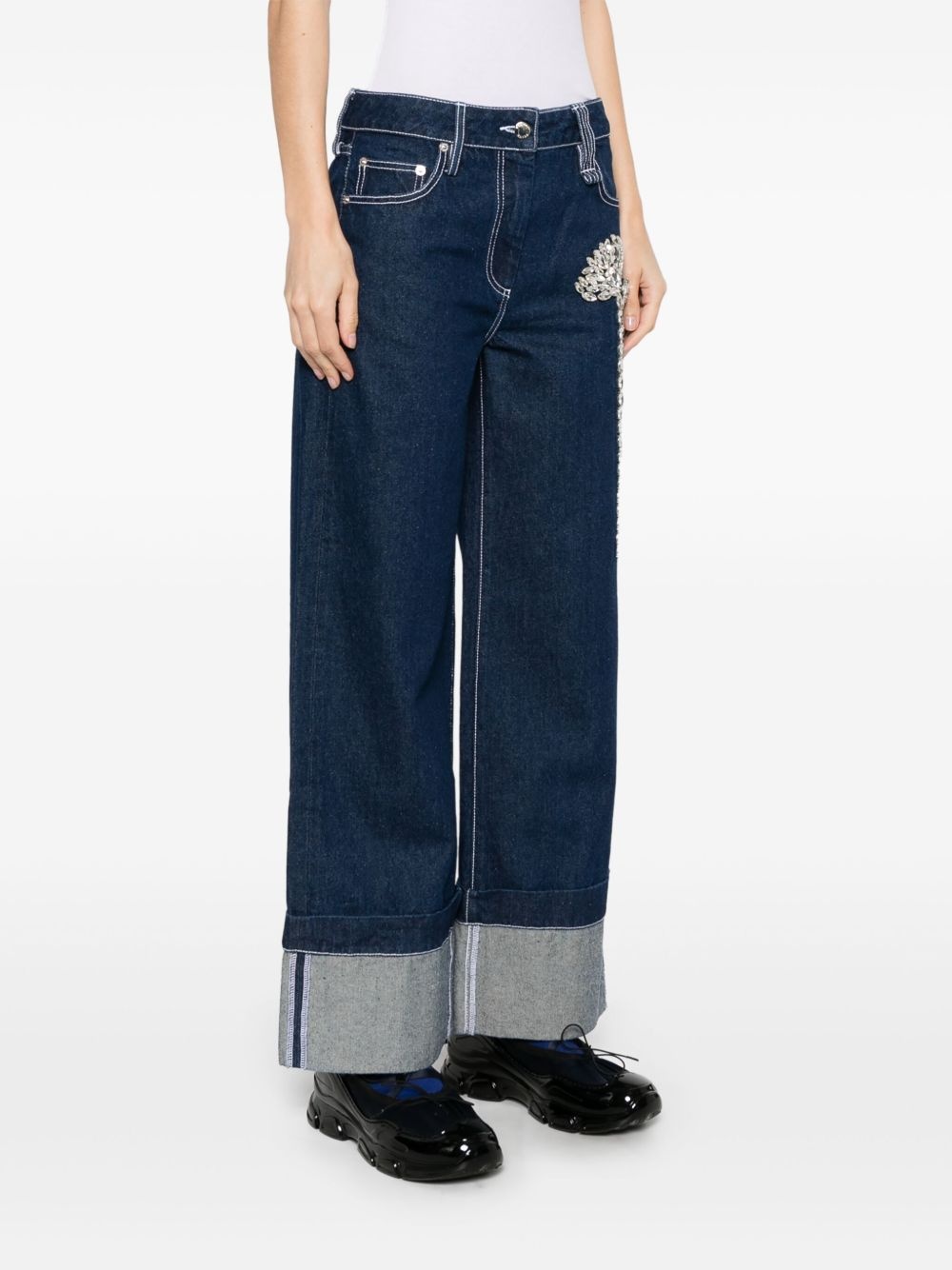 embellished carnation jeans - 3