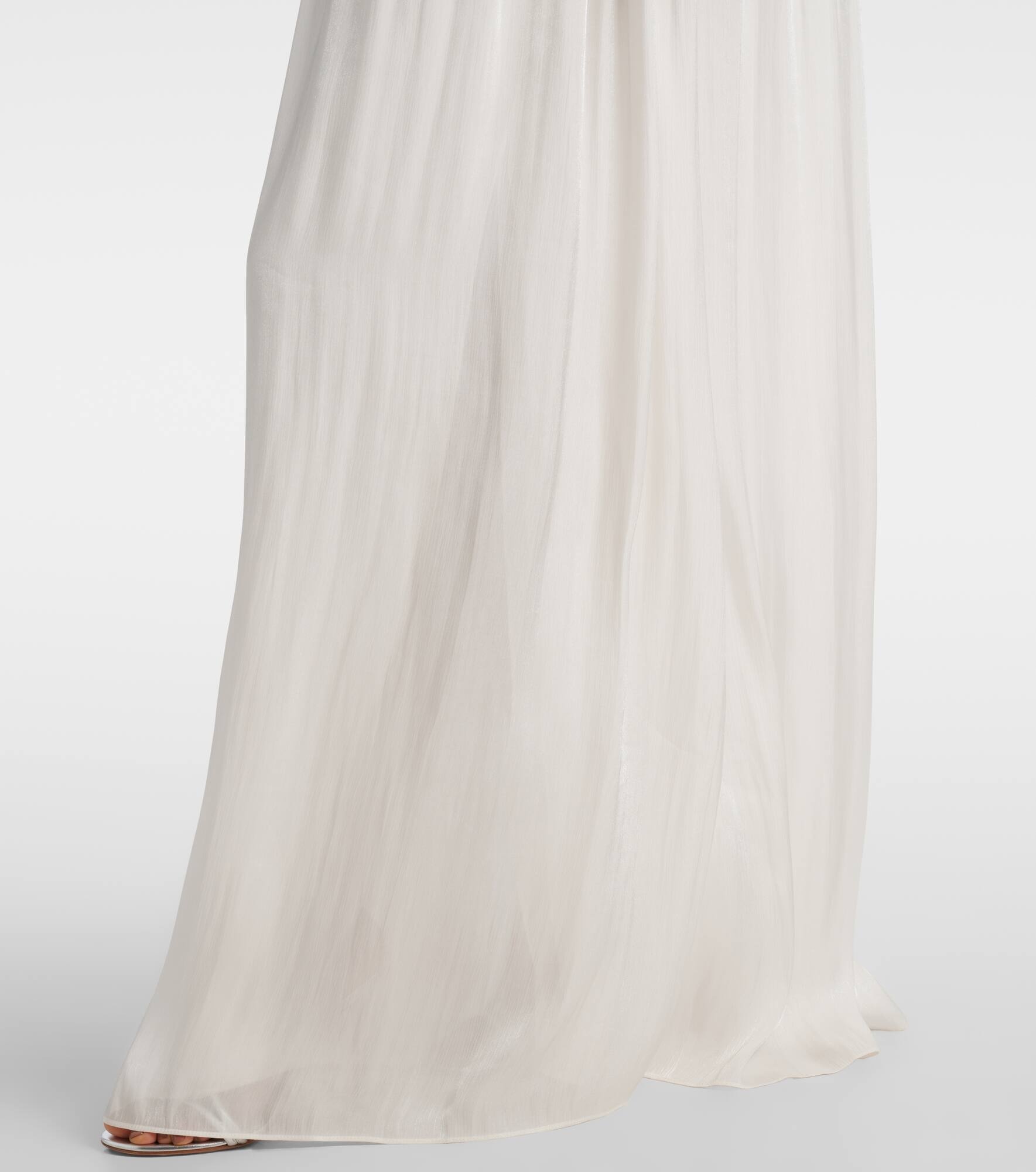 Charmain ruffled georgette gown - 5