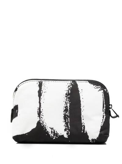 Alexander McQueen graphic-print cosmetic case outlook