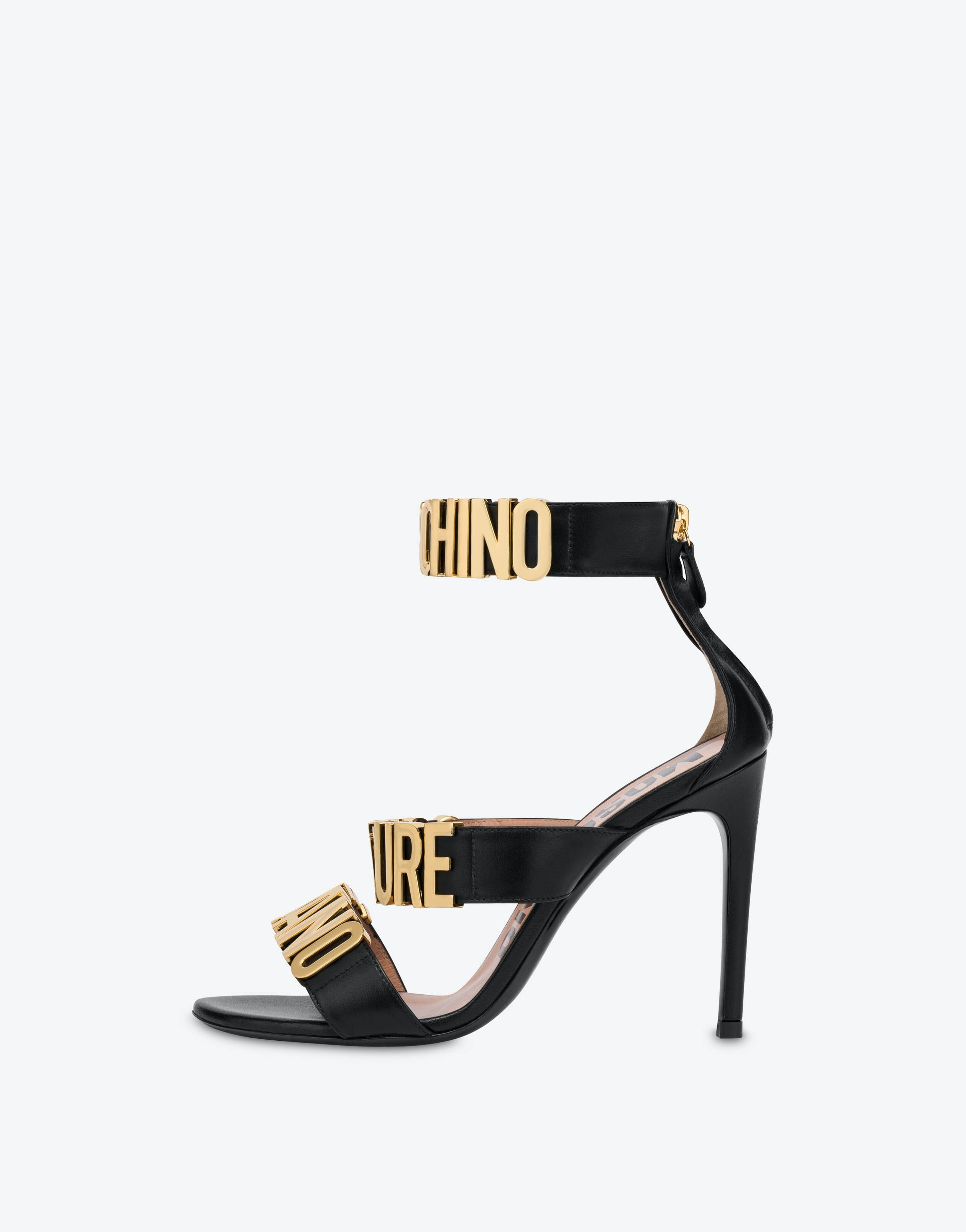 MOSCHINO COUTURE MILANO CALFSKIN SANDALS - 2