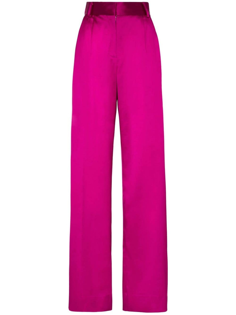 high-waisted wide-leg trousers 1