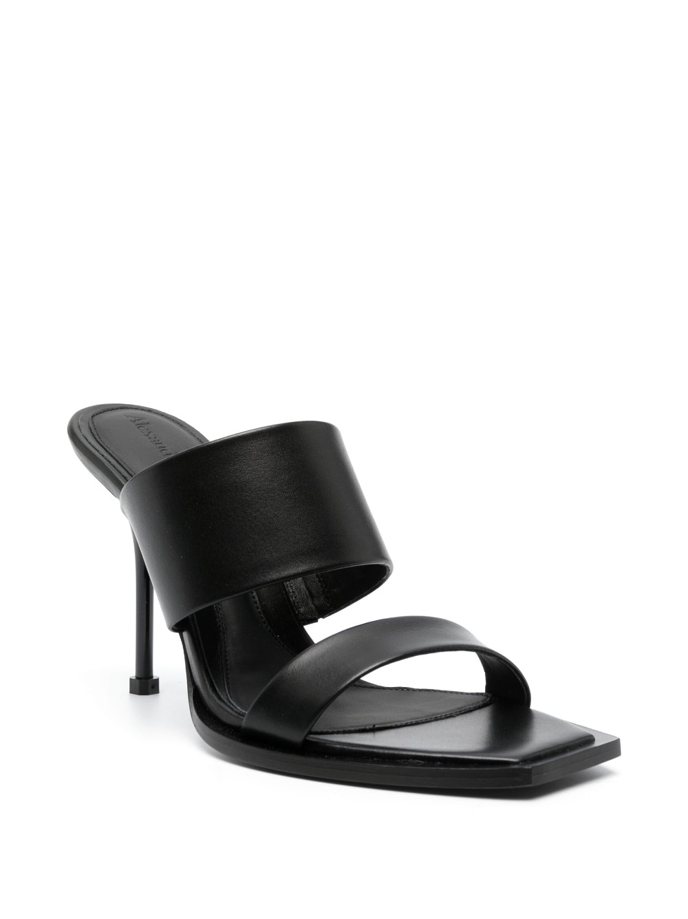 105mm leather mules - 2