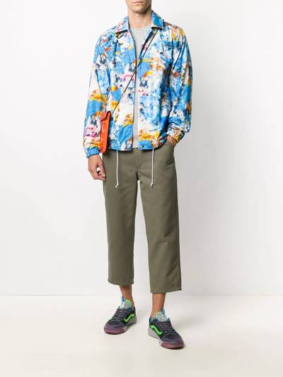 Comme des Garçons SHIRT all-over print bomber jacket outlook