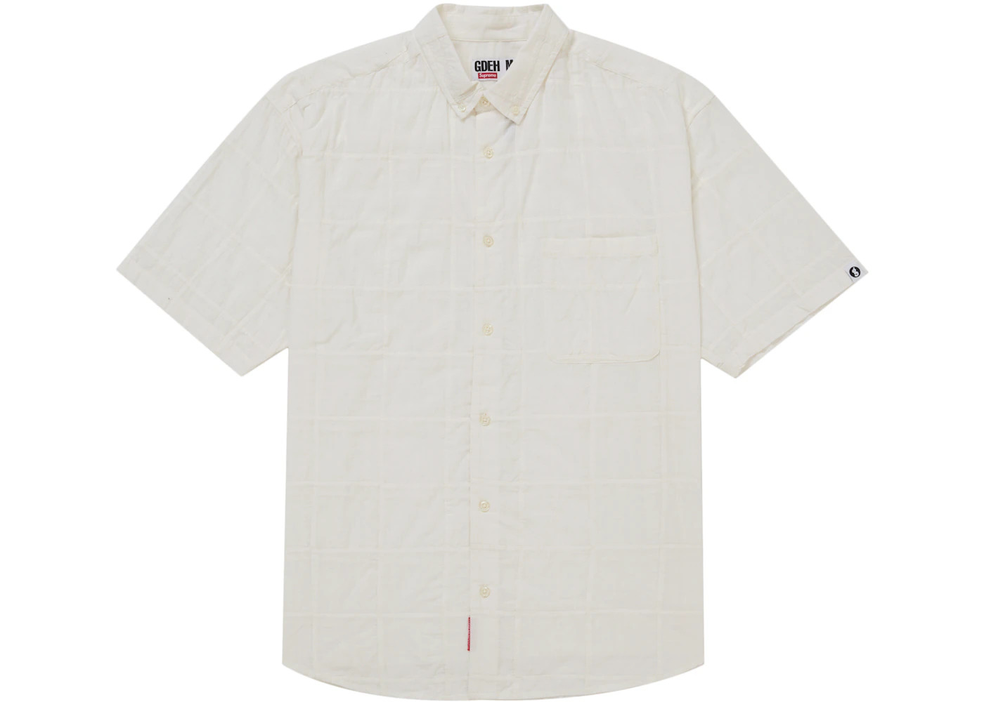 Supreme GOODENOUGH Patchwork S/S Shirt White - 1