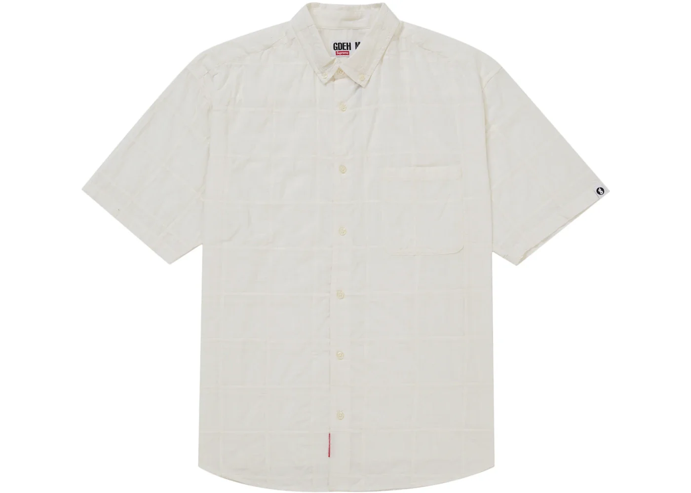 トップス Supreme/GOODENOUGH Patchwork S/S Shirt Supreme Supreme GOODENOUGH Patchwork S/S Shirt White - 82519211