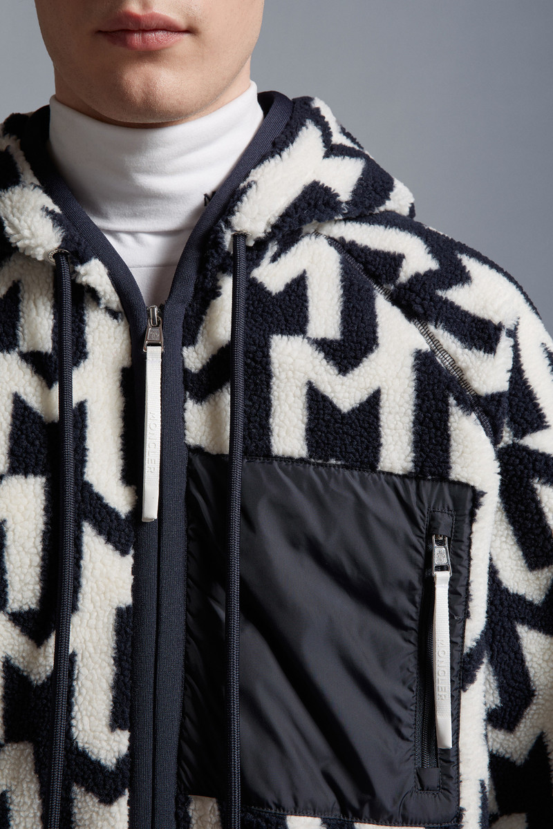 Monogram Zip-Up Hoodie 6