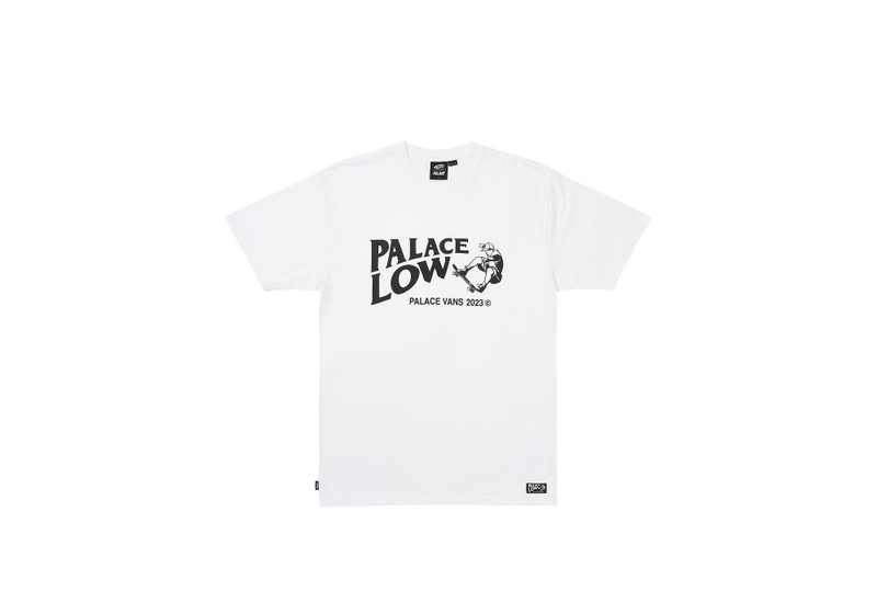 PALACE LOW T-SHIRT 화이트 - 1