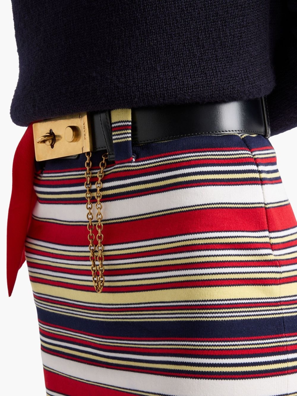 striped cotton skirt - 5