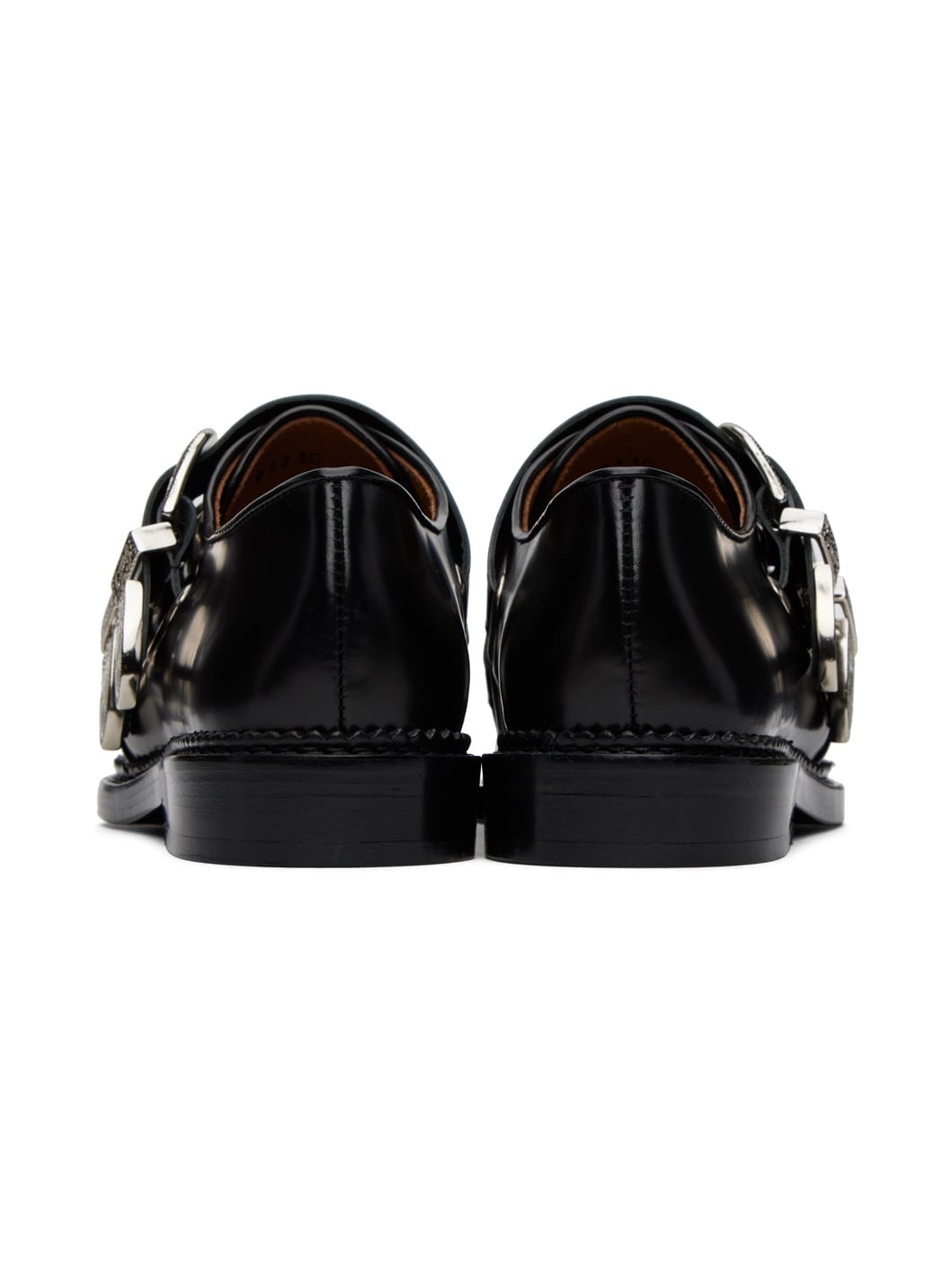 SSENSE Exclusive Black Polished Oxfords - 2