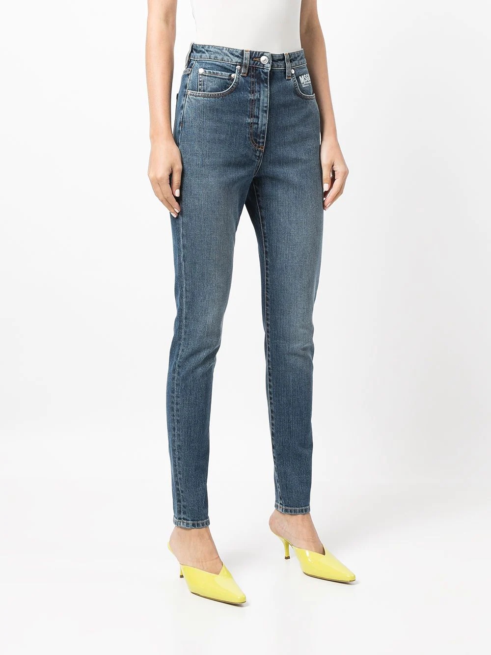 high-rise skinny jeans - 4