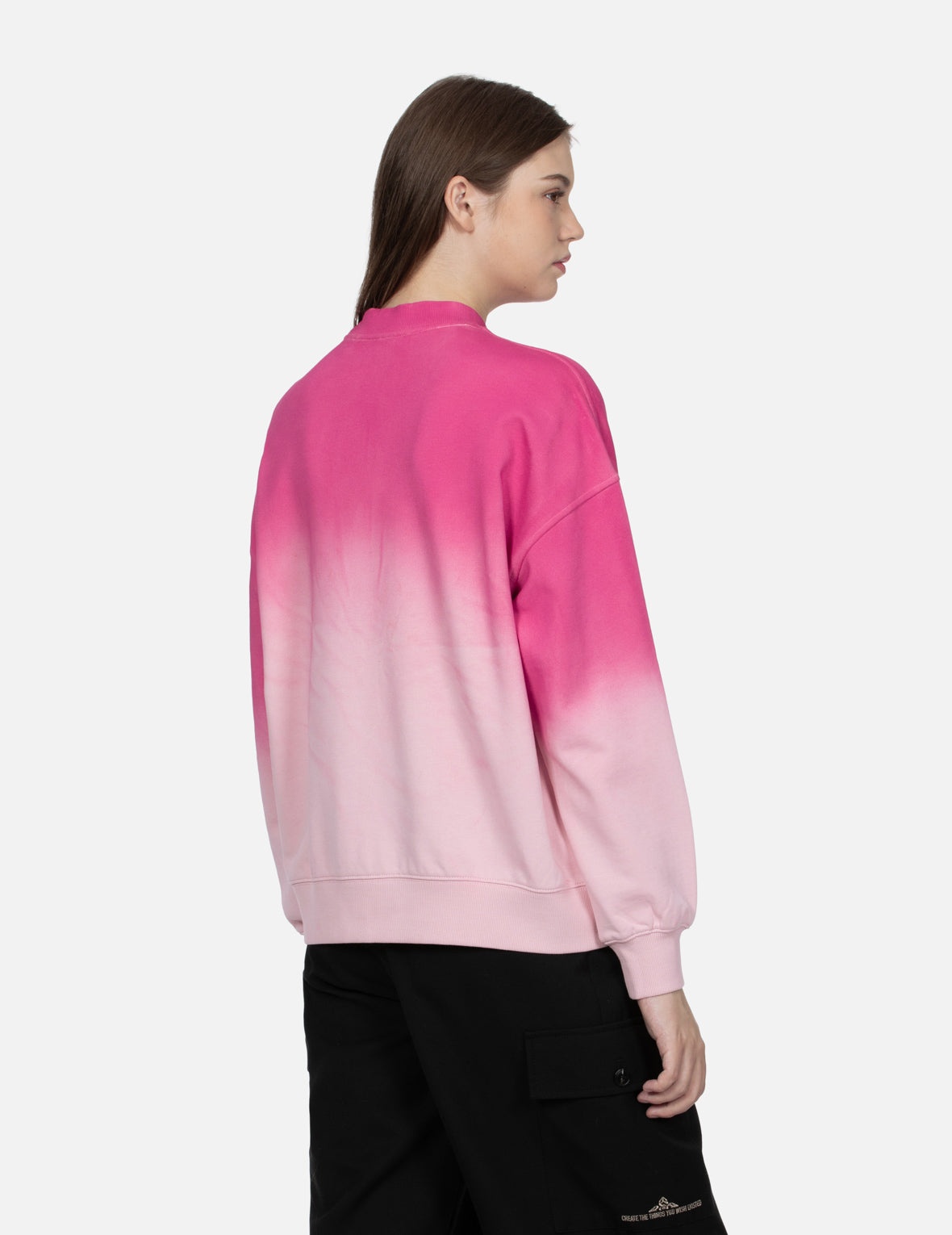 Hand Spray Effect Oversized Sweatshirt - 8