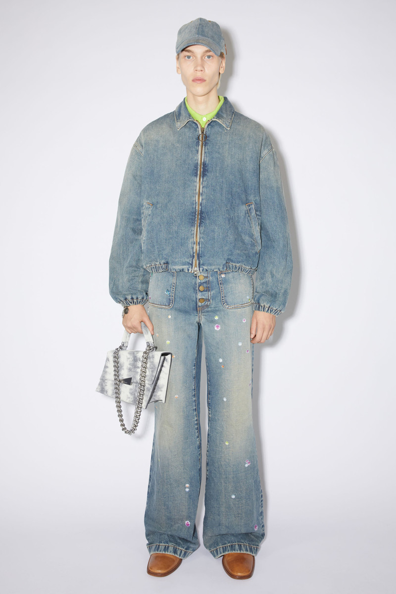 Distortion handbag - Off white/grey 3