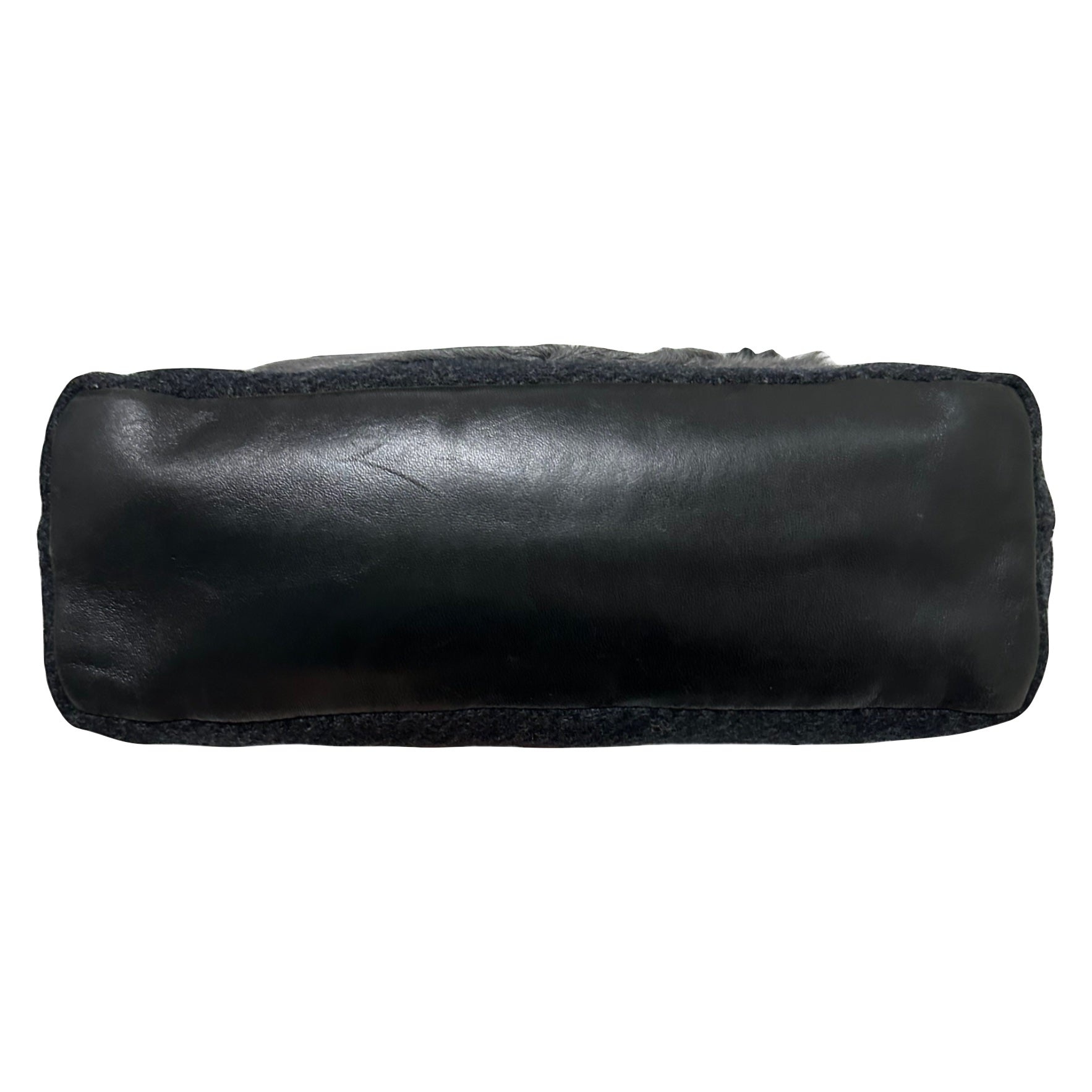 PRADA Fall Winter 1999 Lamb Fur and Wool Shoulder Bag - 4