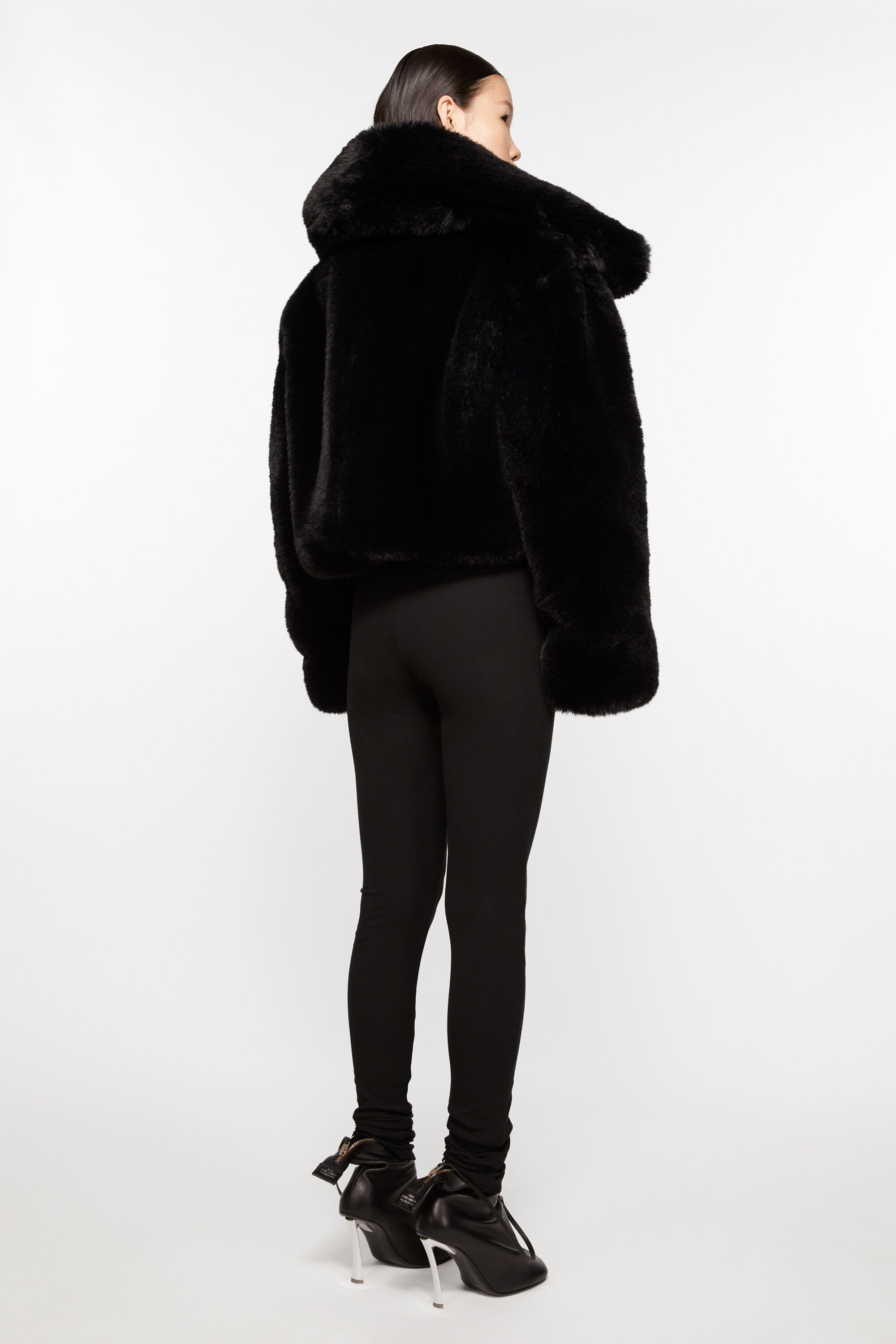 Rib leggings - Black - 3