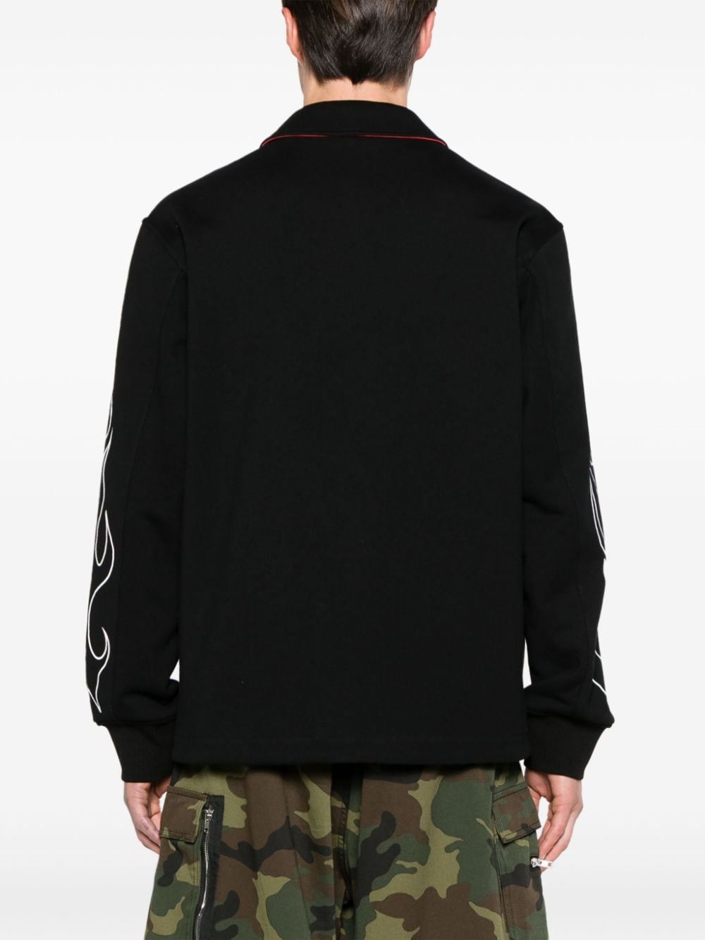 reversible jersey shirt jacket - 4