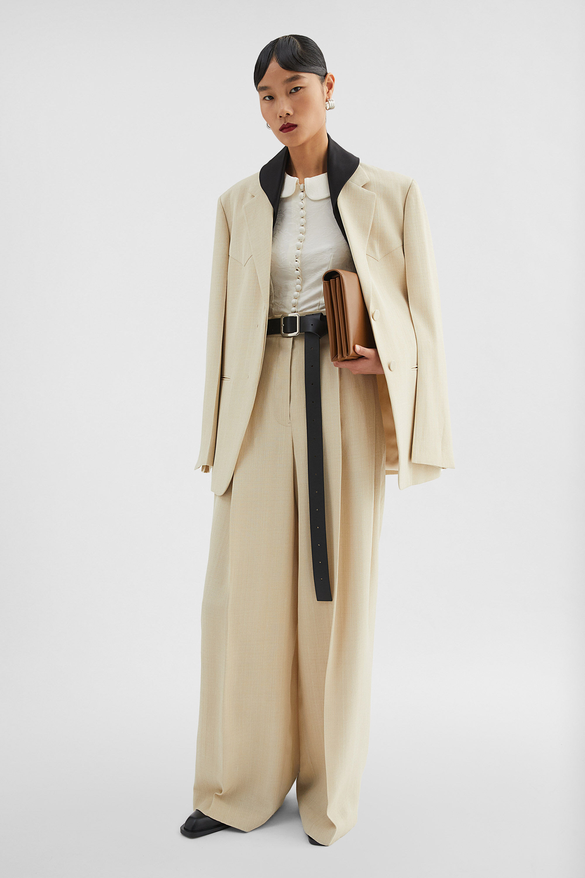 Silk Blend Trousers - 2