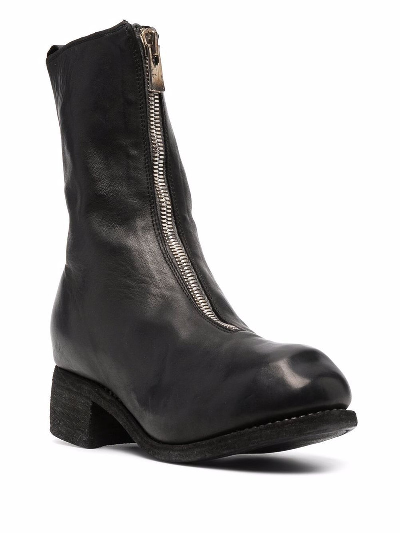 Guidi front zip ankle boots outlook