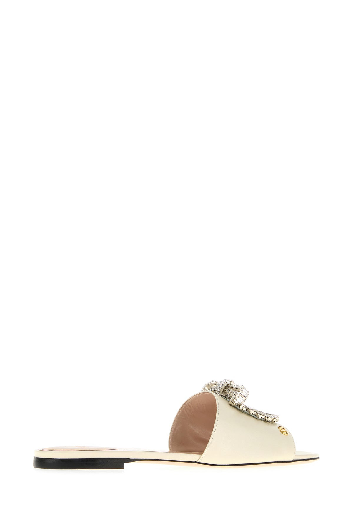 Ivory leather slippers - 3