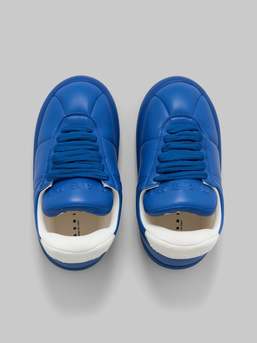 BLUE LEATHER BIGFOOT 2.0 SNEAKER - 4