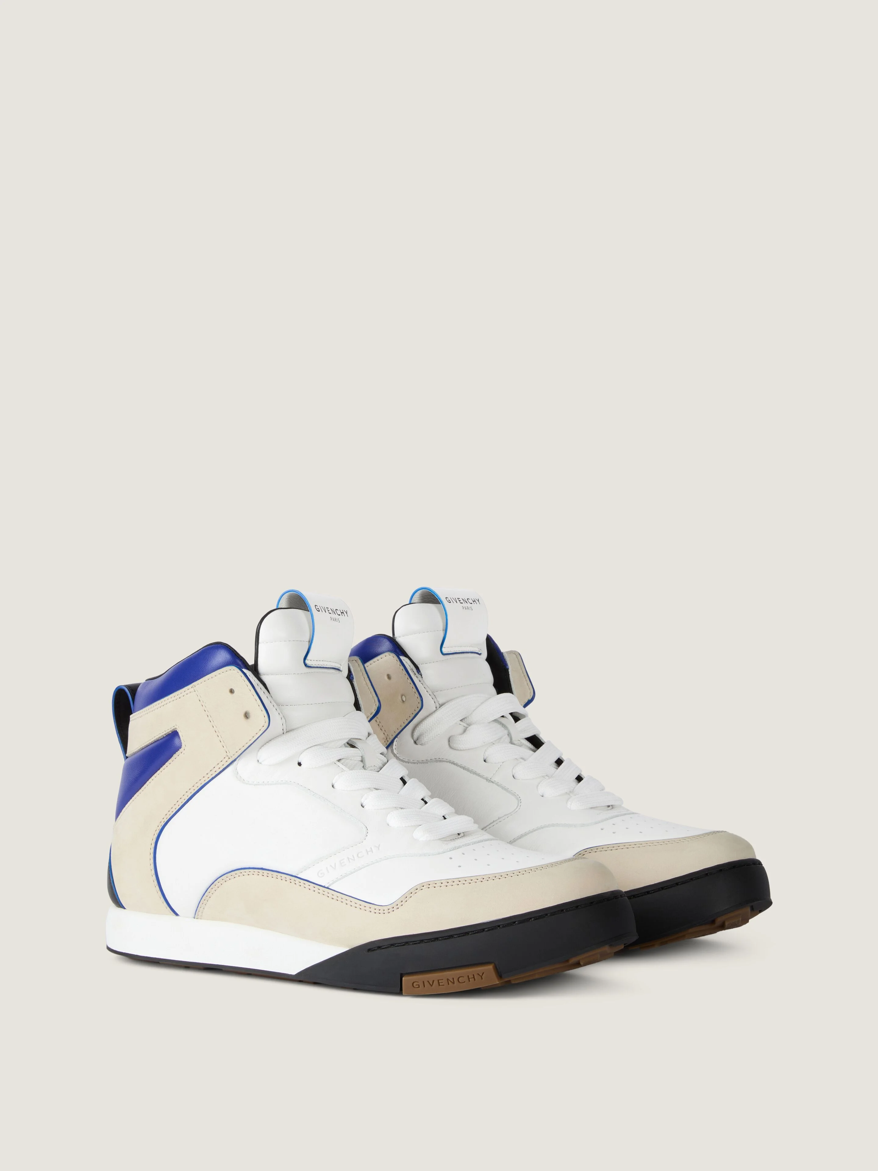 GIVENCHY YARD HIGH-TOP SNEAKERS IN LEATHER - 1