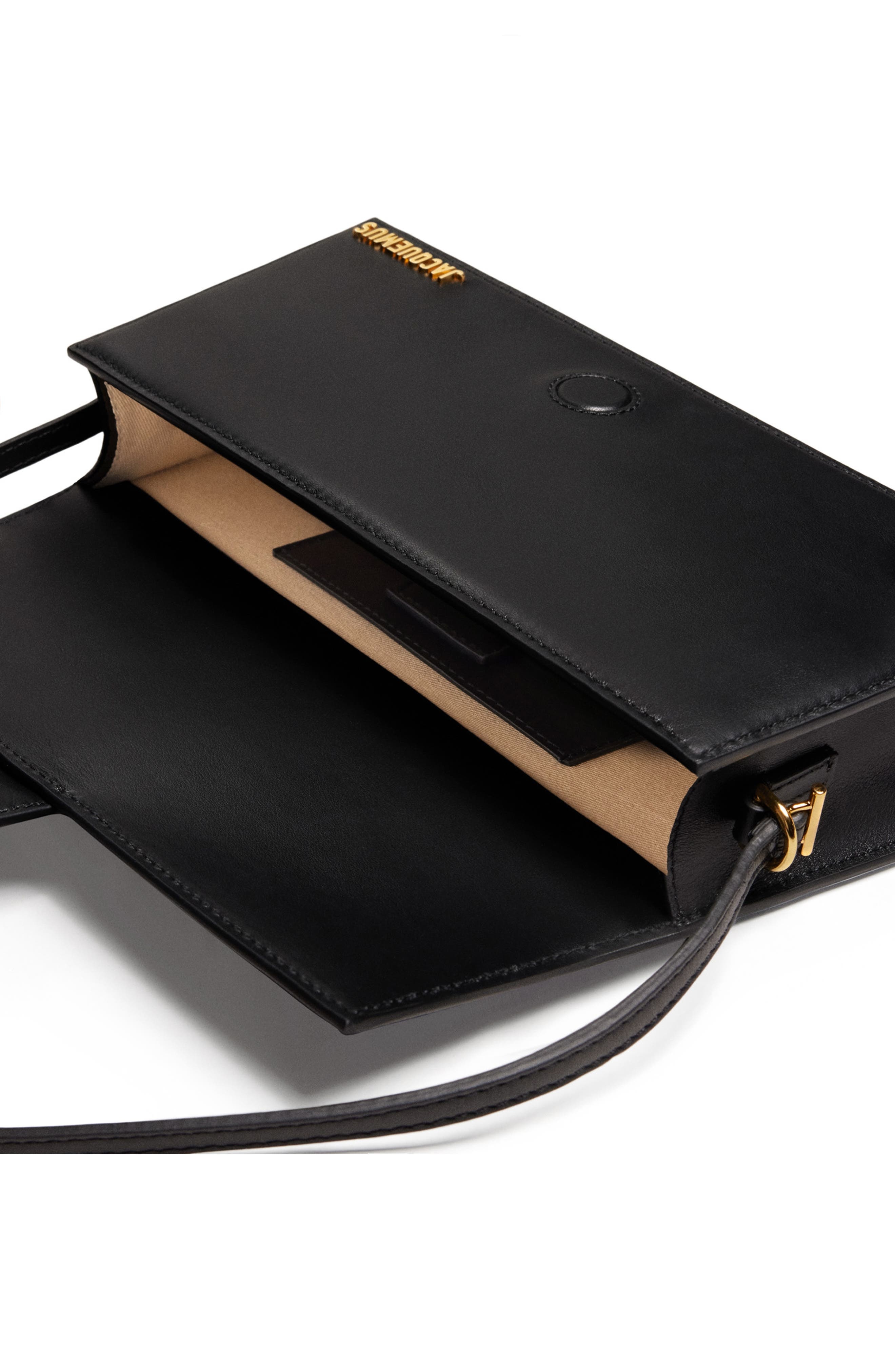 Long Le Bambino Leather Shoulder Bag - 5