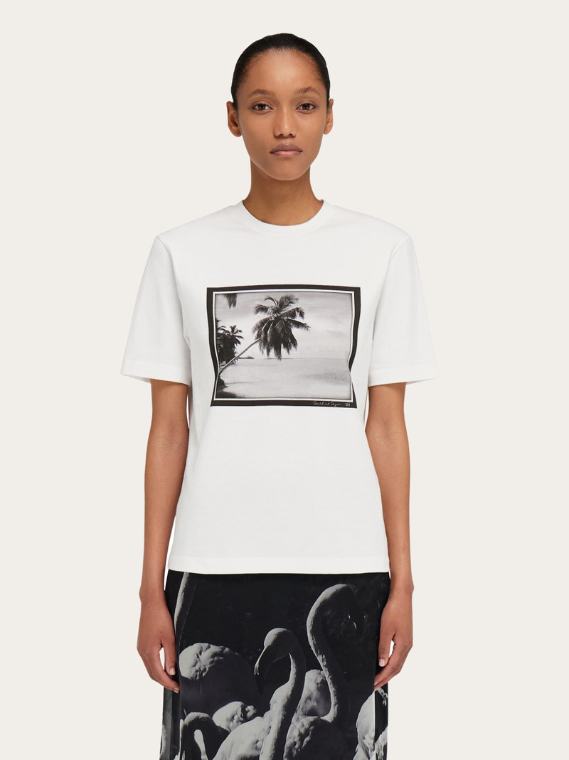 FERRAGAMO Trinidad print T-shirt outlook