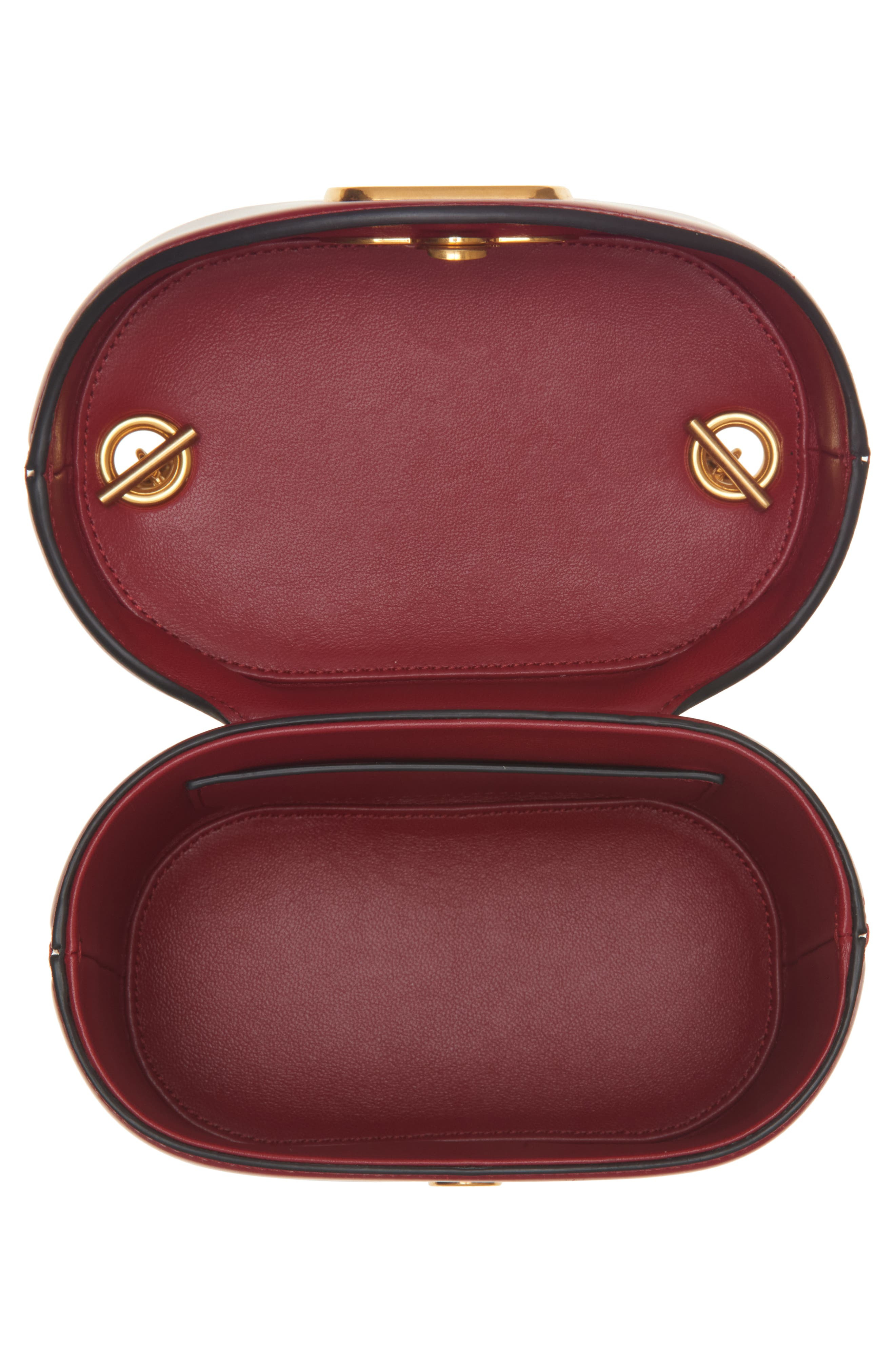 Valentino Garavani Vain Leather Vanity Bag in Rosso V at Nordstrom - 4