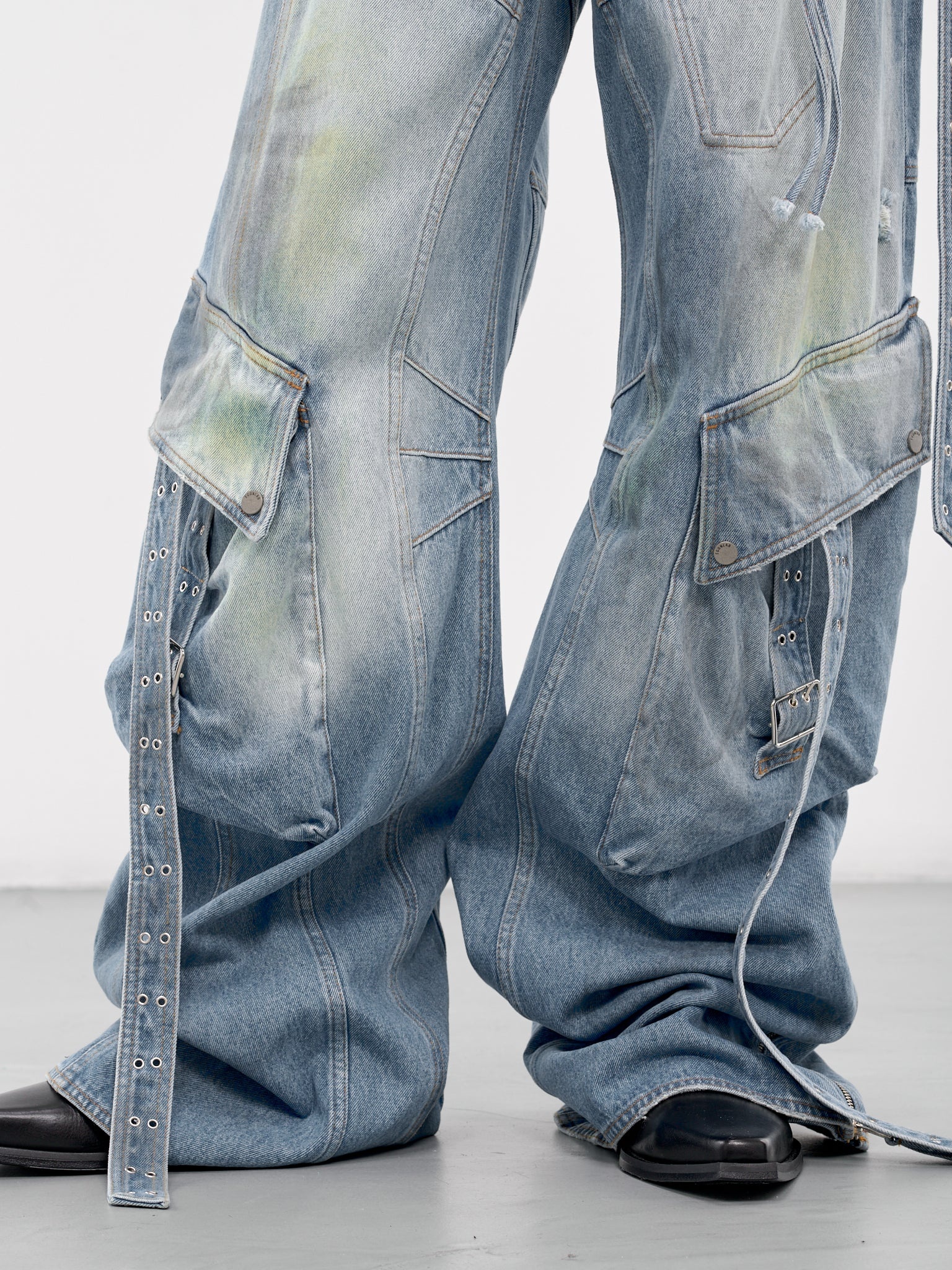 Cargo Elevated Denim Pants - 5