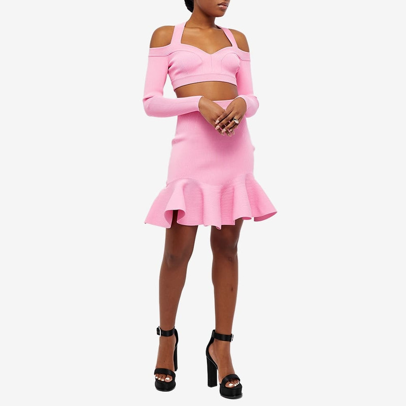 Alexander McQueen Alexander McQueen Knit Crop Top outlook