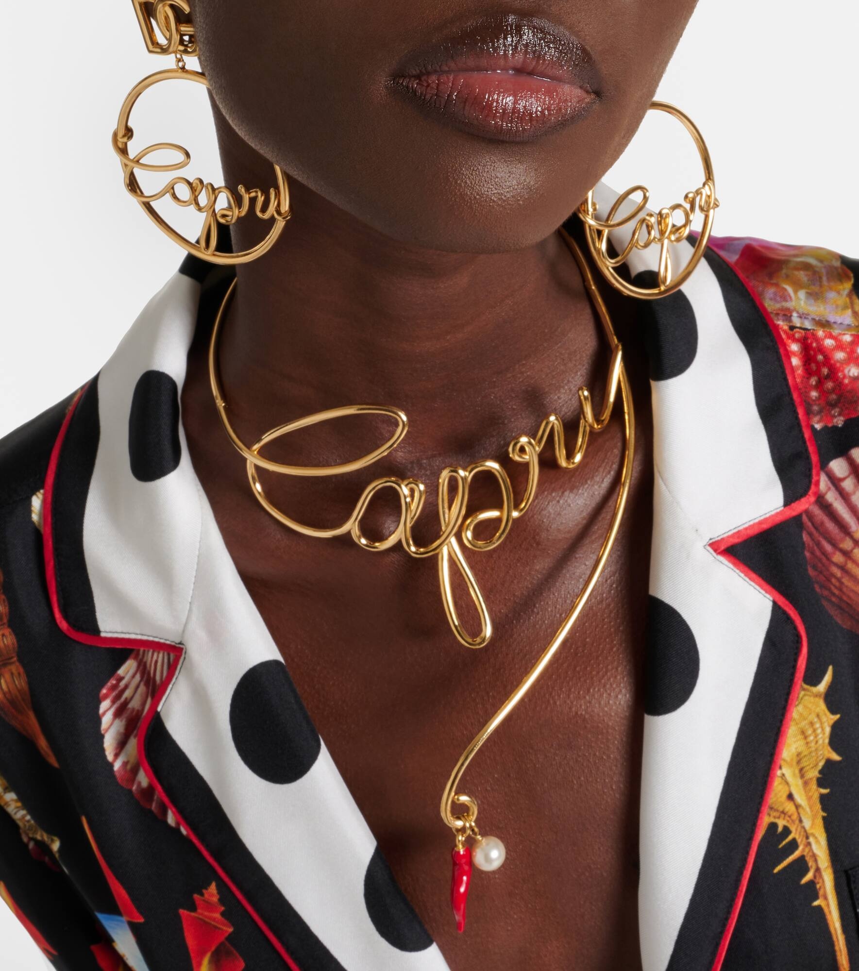 Capri embellished necklace - 3