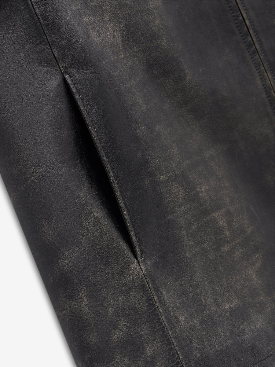 Vintage Leather Rider Jacket - 3