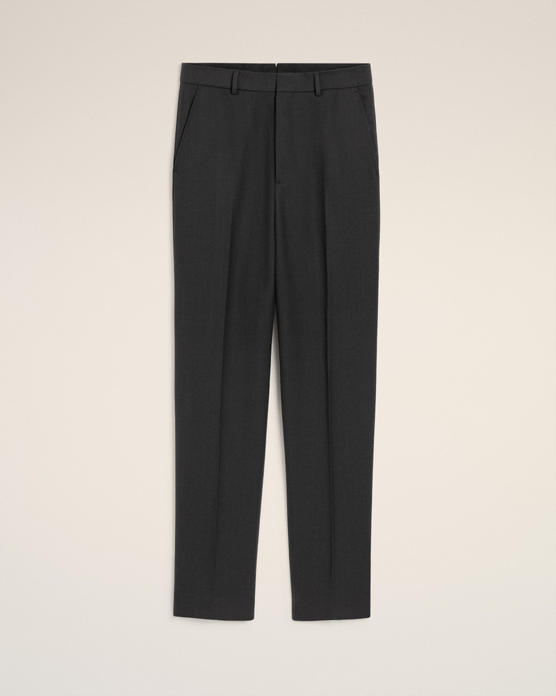 AMI Paris BLACK WOOL WIDE TROUSERS outlook