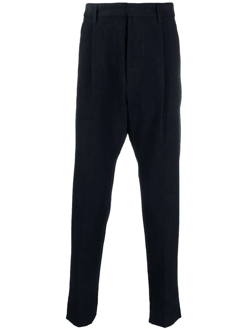 pinstripe tapered trousers 1
