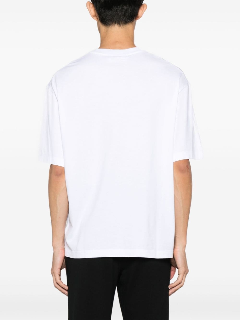 Thunderbolt-patch cotton T-shirt - 7