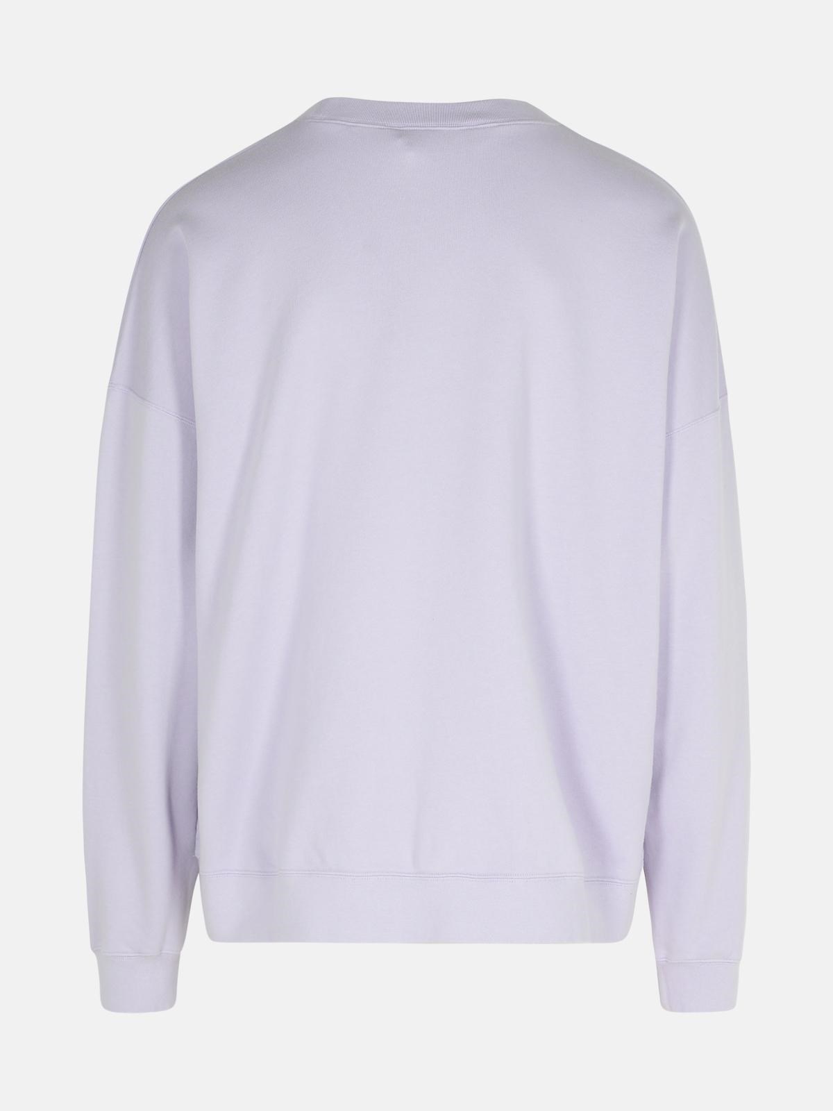 'NEON' LILAC COTTON SWEATSHIRT - 3