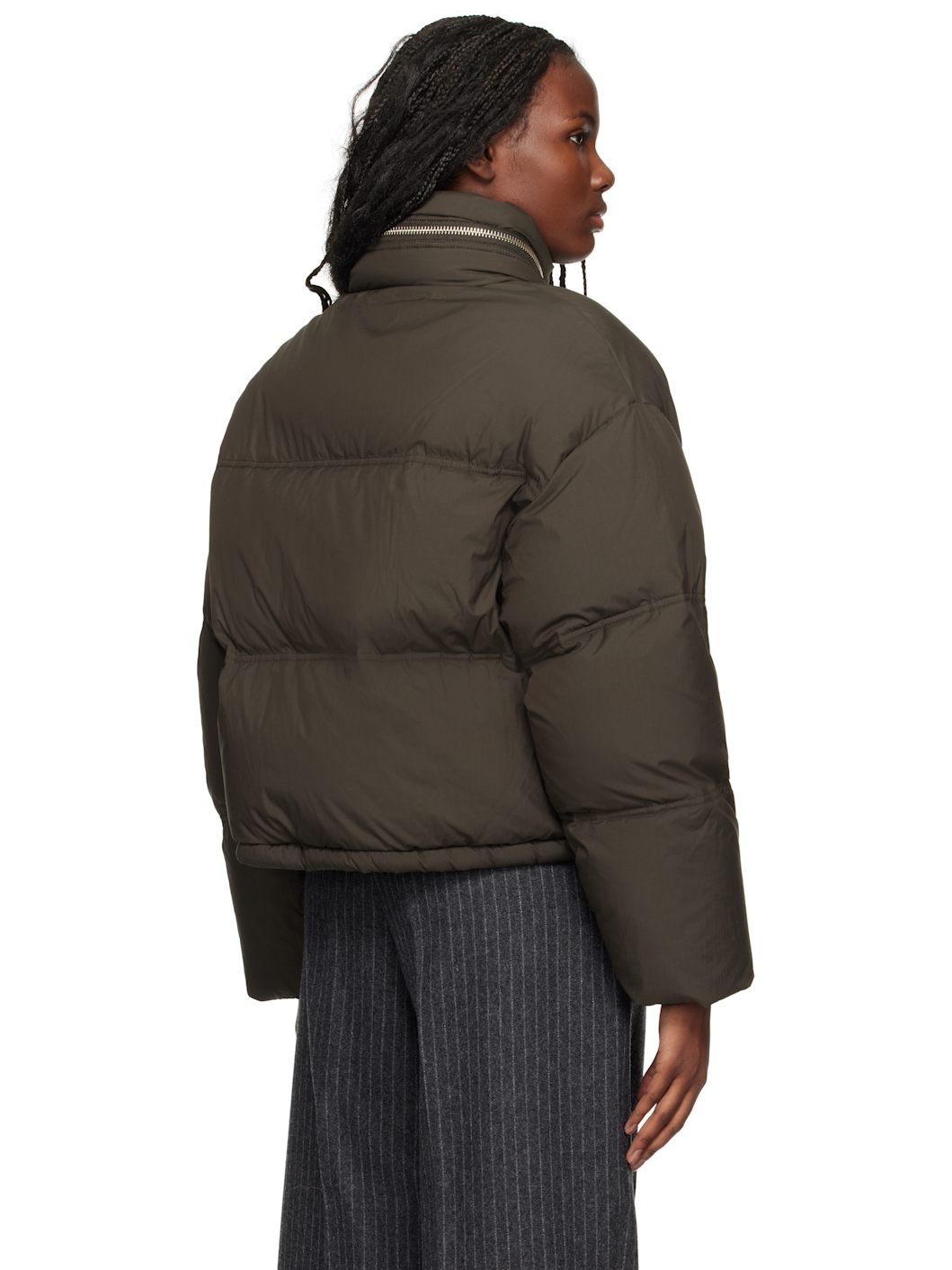 Brown Ami de Coeur Down Jacket - 3