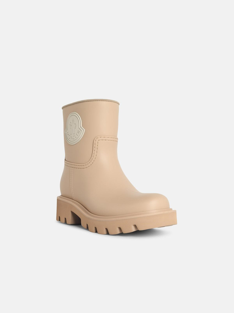 Moncler 'KICKSTREAM' BEIGE SAND PVC RAIN BOOTS outlook