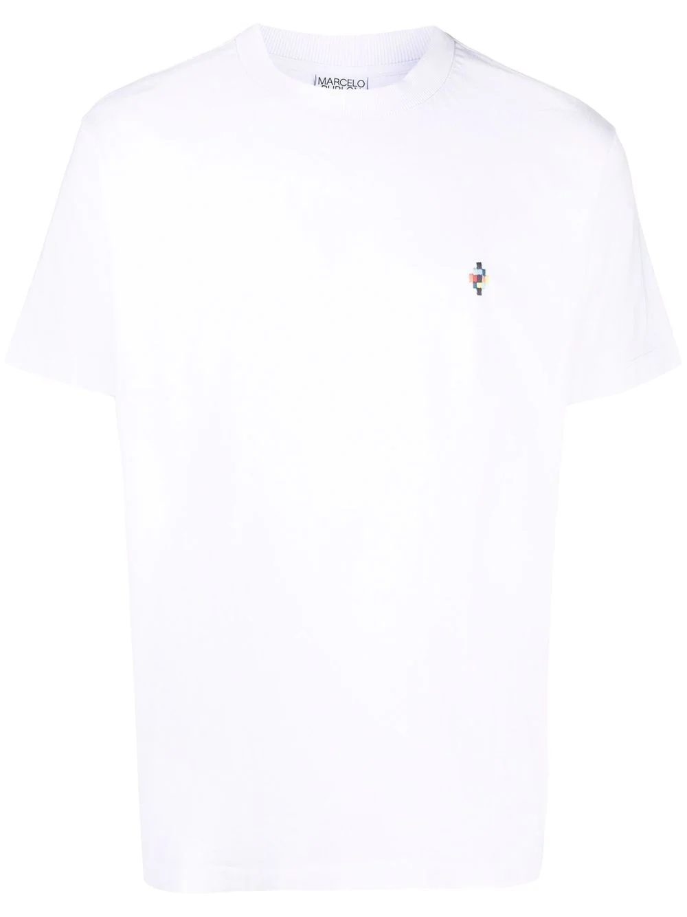 logo embroidered T-shirt - 1