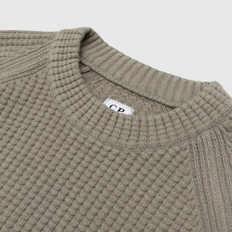 C.P. Company COTTON CHENILLE KNIT CREWNECK SWEATER outlook