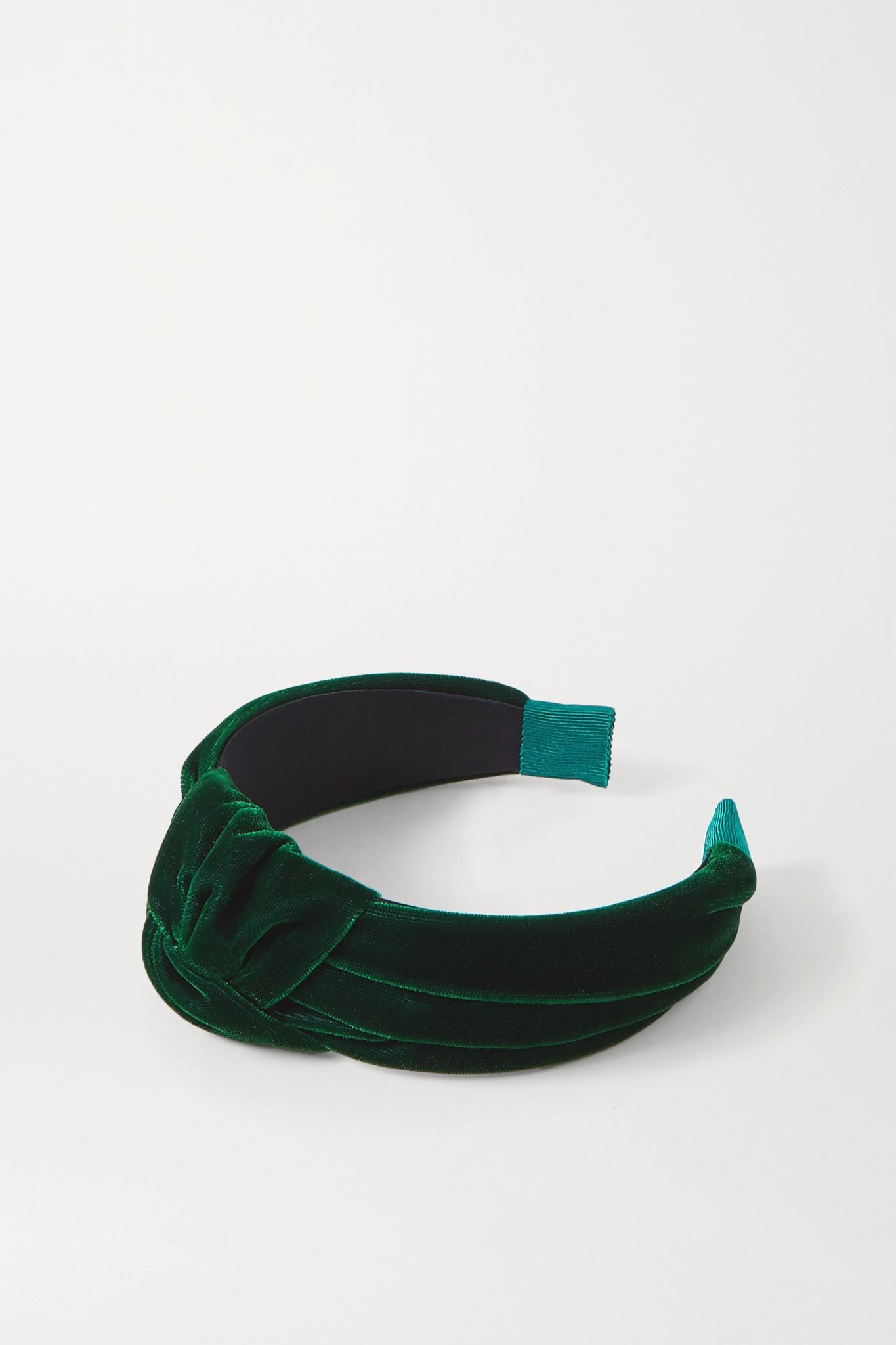 Rachael knotted velvet headband - 1