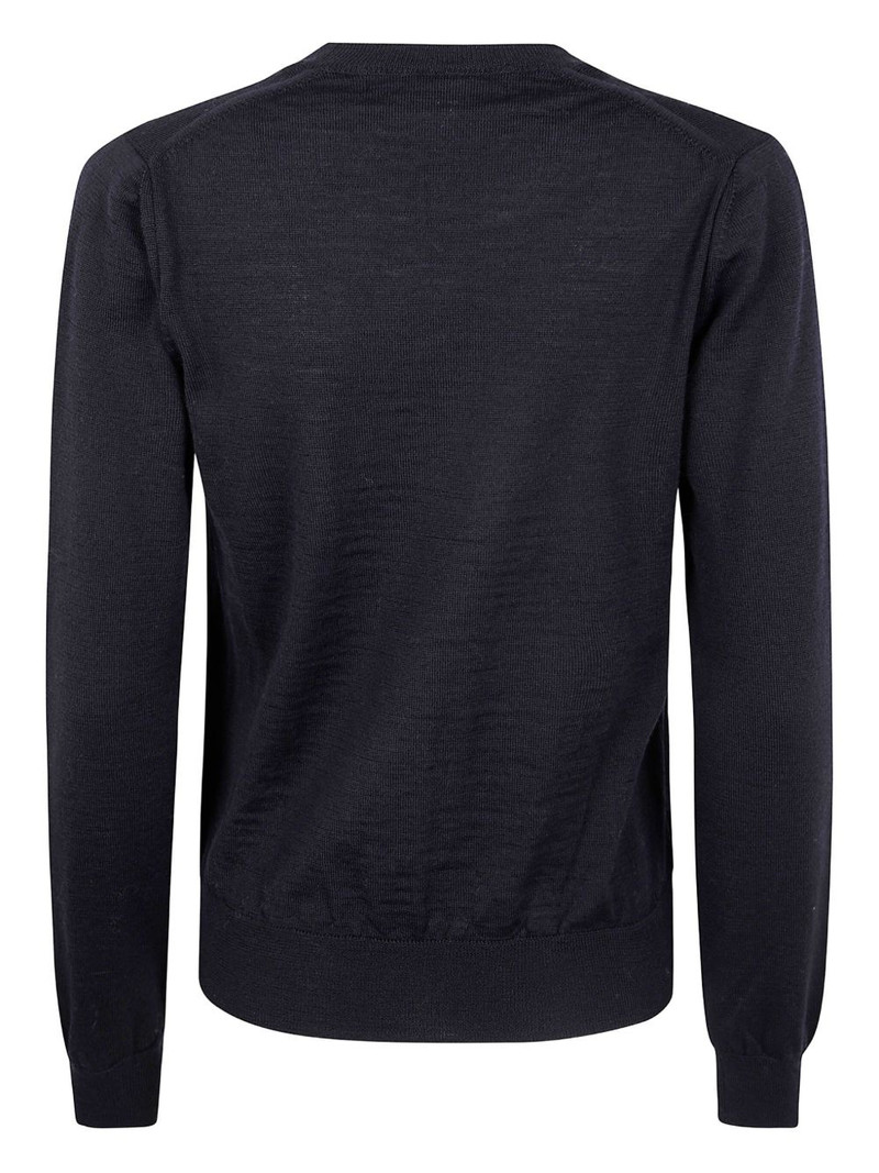 Comme des Garçons Comme des Garçons round-neck wool sweater outlook