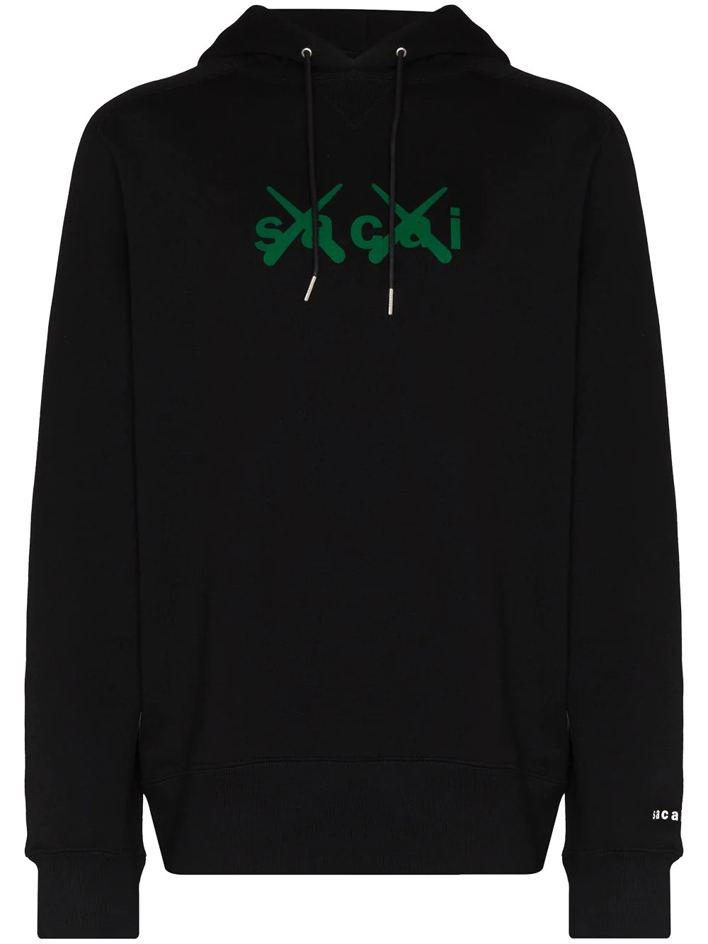 x KAWS logo-print hoodie - 1