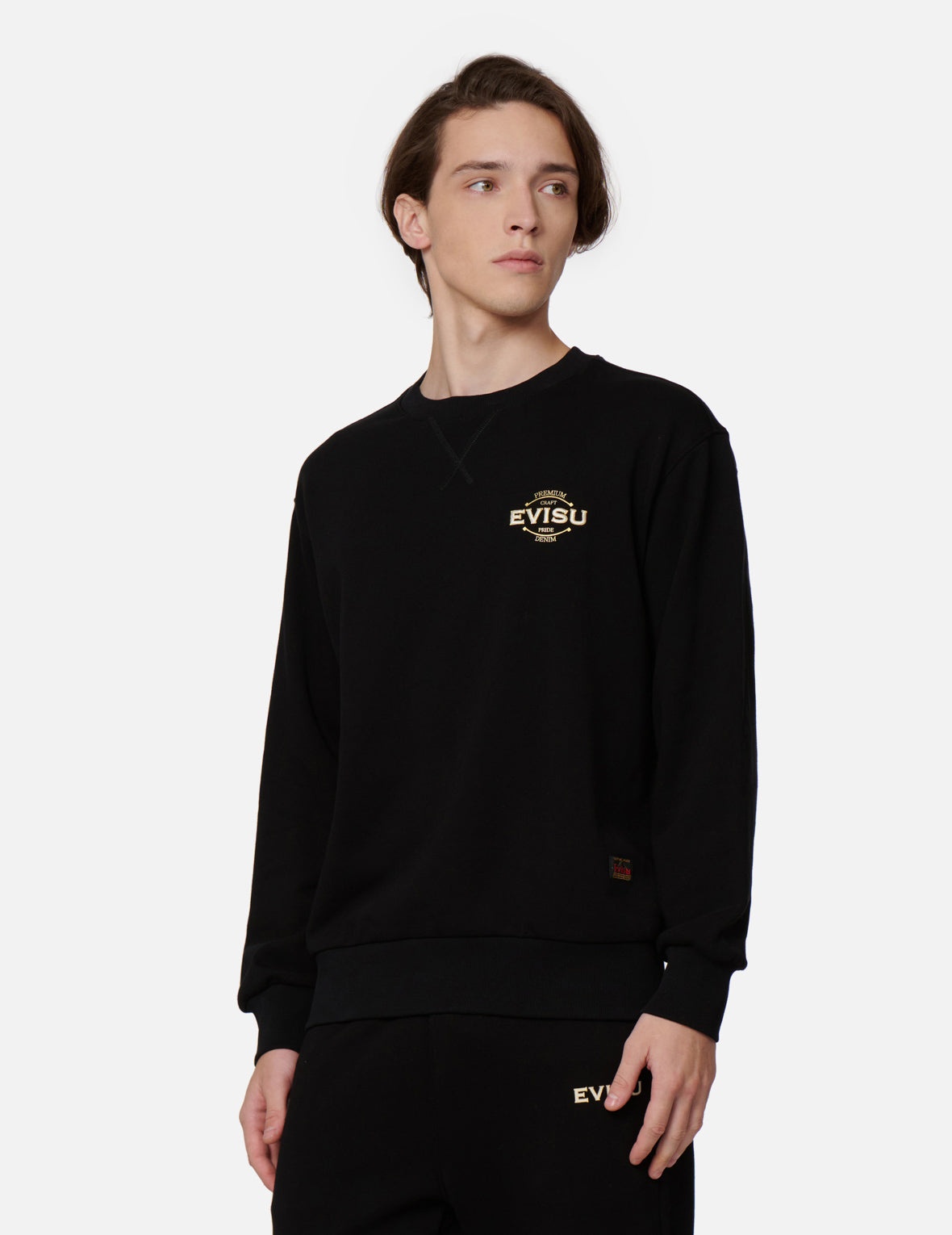 2-Layer Hand-brush Daicock Sweatshirt - 8