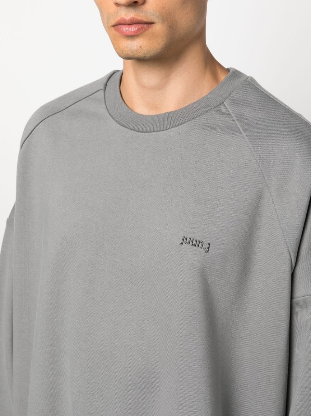 logo-embroidered cotton sweatshirt - 5