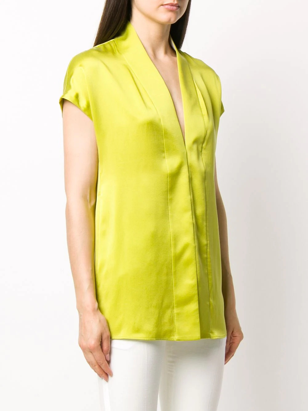 v-neck blouse - 3