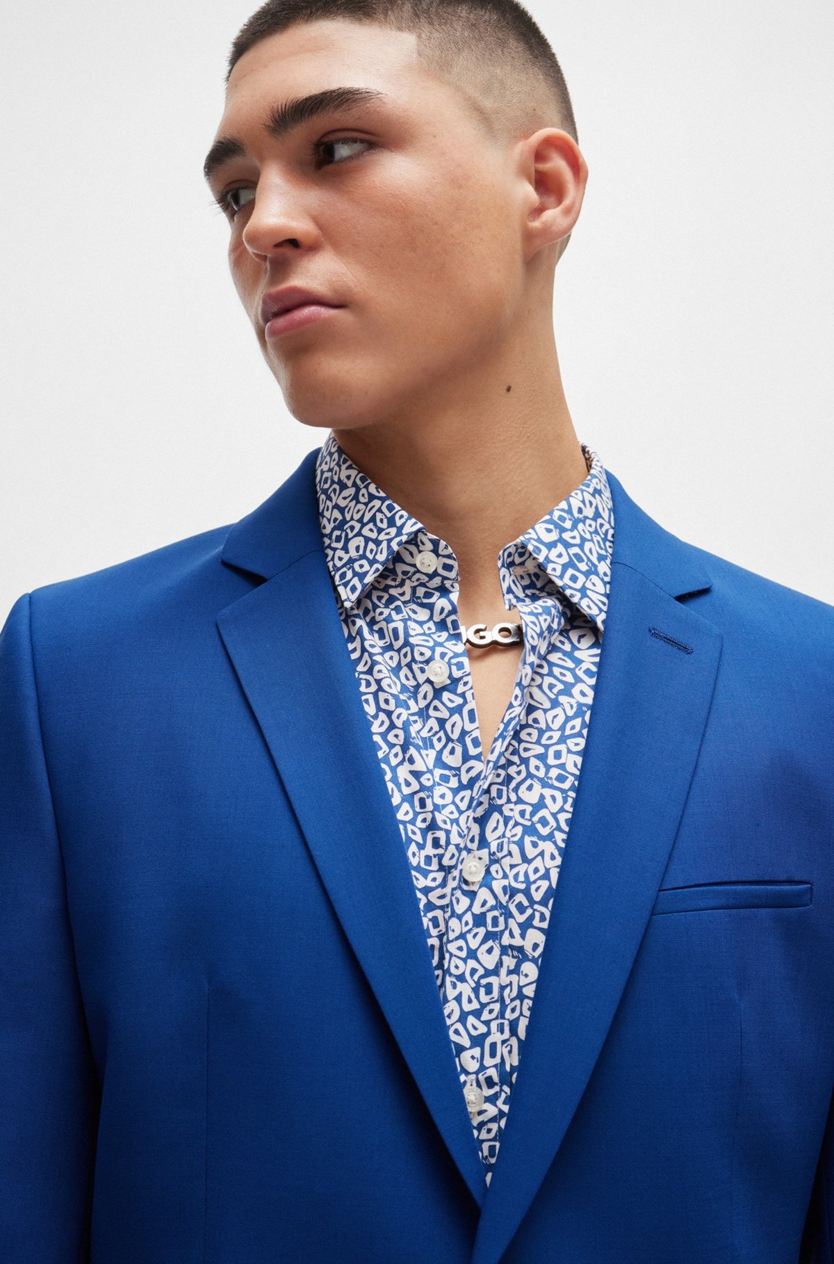 EXTRA-SLIM-FIT JACKET IN PERFORMANCE-STRETCH CLOTH - 5