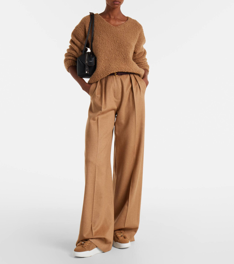 Max Mara TMaxi suede platform sneakers outlook