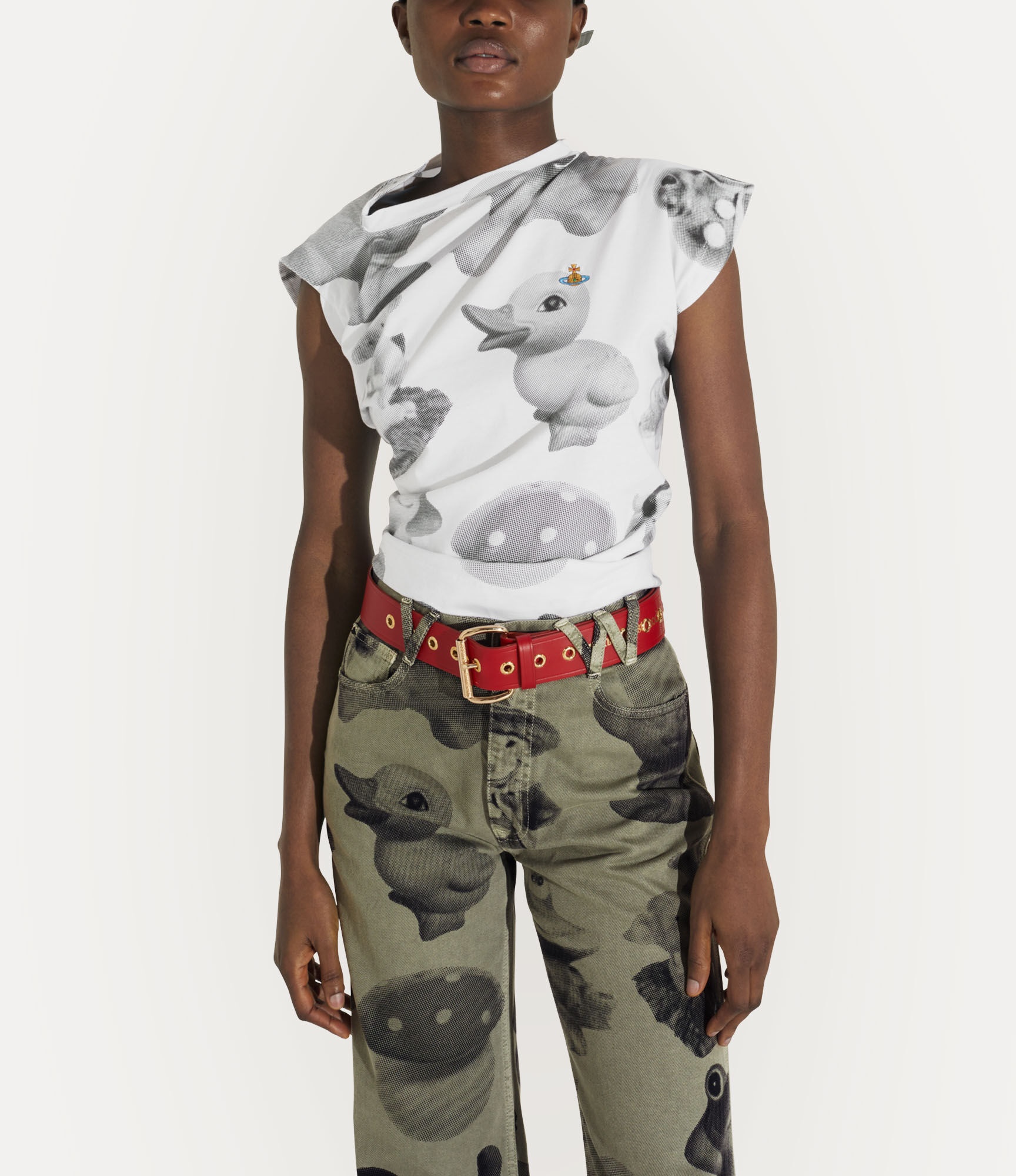 ★Vivienne Westwood★フィギュア Hebo トップス Hebo Top in BLACK | Vivienne Westwood®