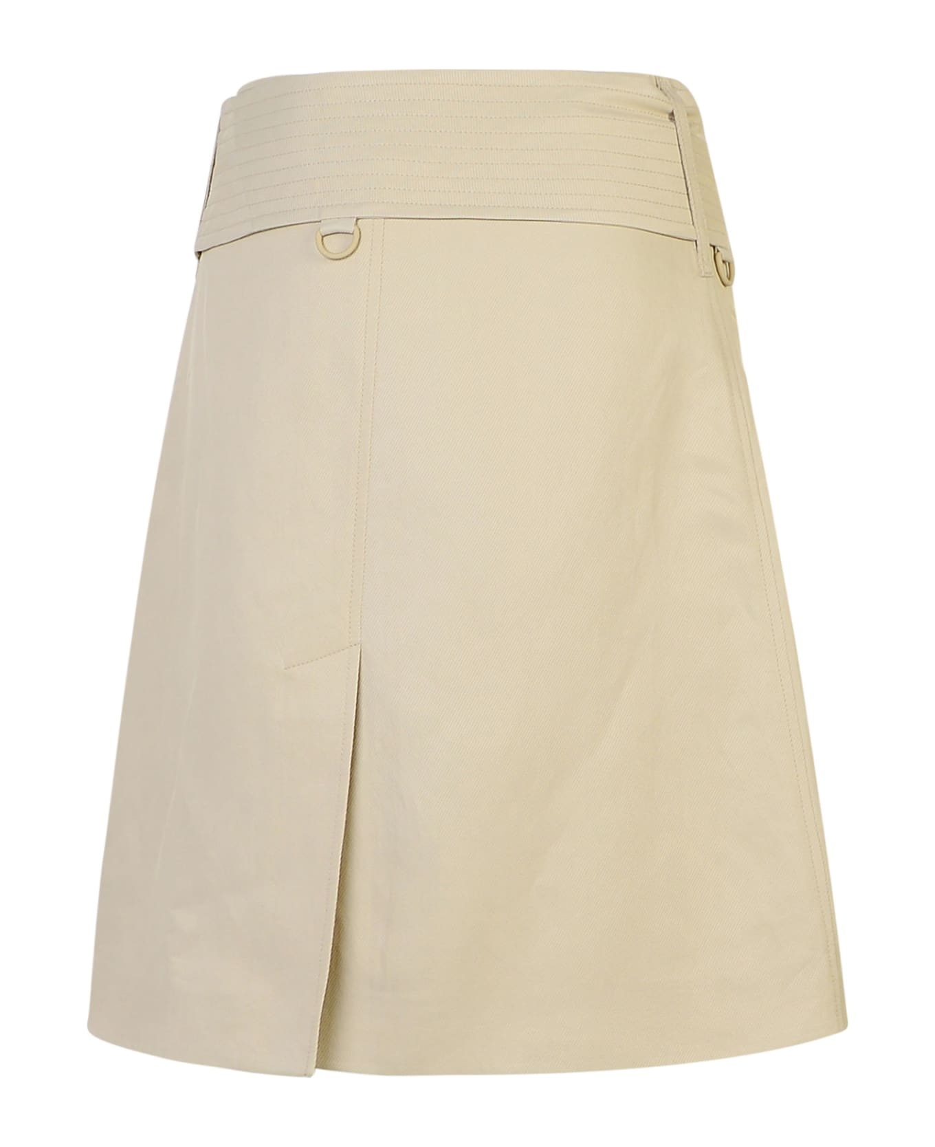 'burberry' 'midi' Beige Miniskirt - 3